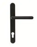 Composite door hardware